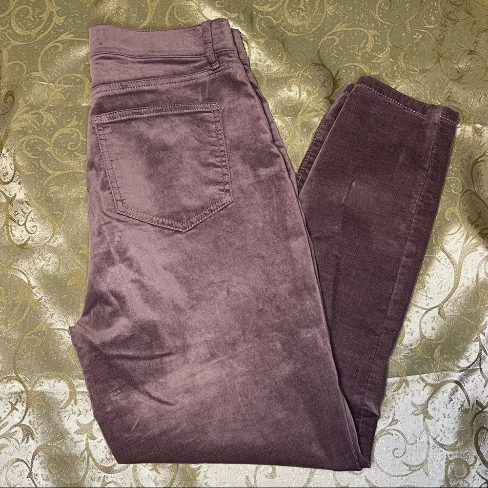 Ann Taylor The Skinny Velvet Jeans EUC